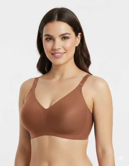 LUVORA Wireless Jelly Support Lift Bra for Women Full Coverage Seamless Comfort Bra Plus Size