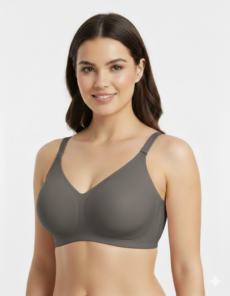 LUVORA Wireless Jelly Support Lift Bra for Women Full Coverage Seamless Comfort Bra Plus Size