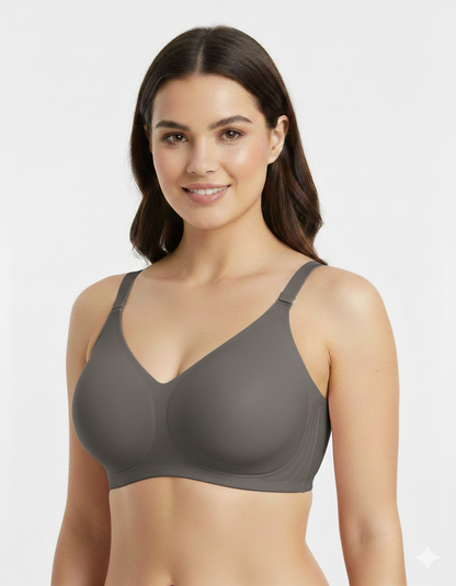 LUVORA Wireless Jelly Support Lift Bra for Women Full Coverage Seamless Comfort Bra Plus Size