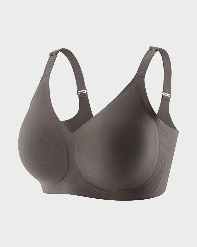 LUVORA Wireless Jelly Support Lift Bra for Women Full Coverage Seamless Comfort Bra Plus Size