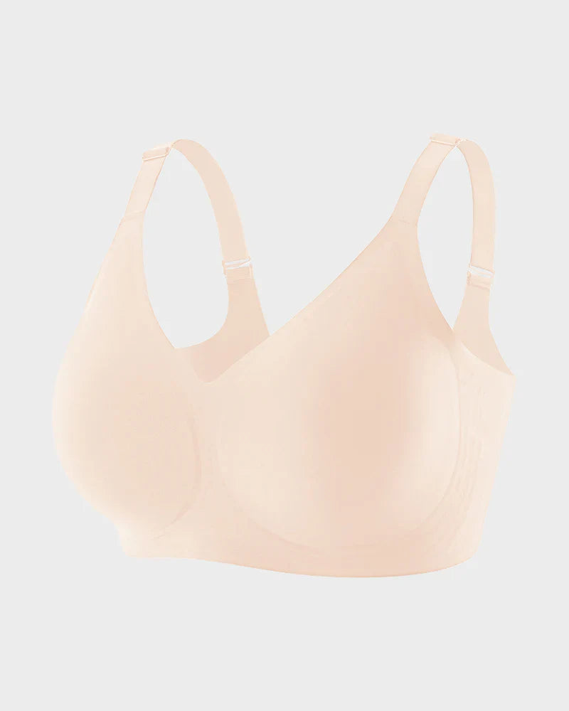 LUVORA Wireless Jelly Support Lift Bra for Women Full Coverage Seamless Comfort Bra Plus Size