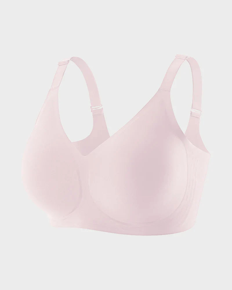 LUVORA Wireless Jelly Support Lift Bra for Women Full Coverage Seamless Comfort Bra Plus Size