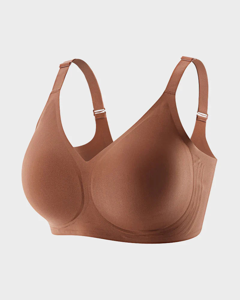 LUVORA Wireless Jelly Support Lift Bra for Women Full Coverage Seamless Comfort Bra Plus Size