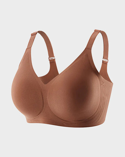 LUVORA Wireless Jelly Support Lift Bra for Women Full Coverage Seamless Comfort Bra Plus Size
